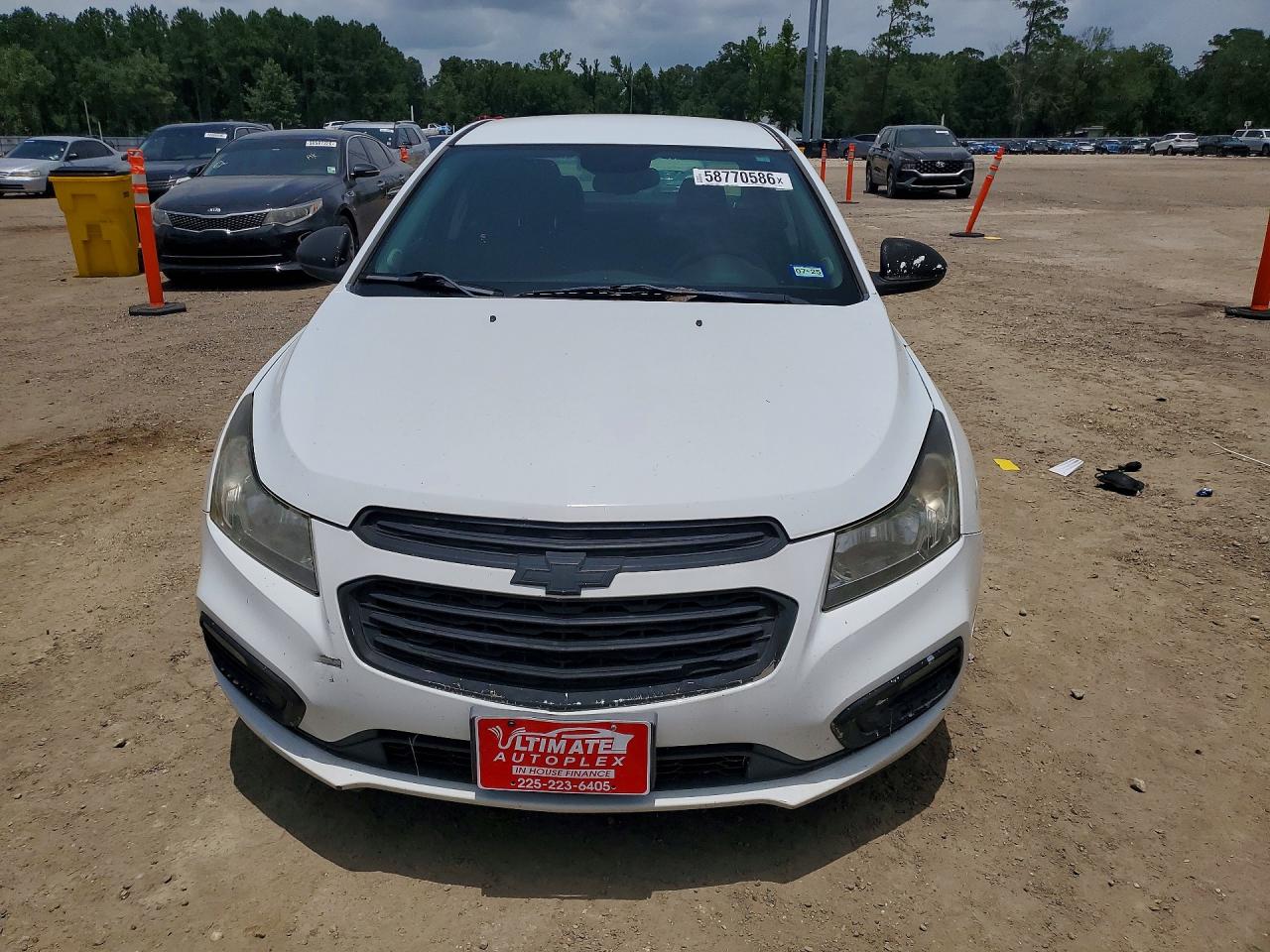 2015 Chevrolet Cruze Lt White vin: 1G1PC5SB7F7173847