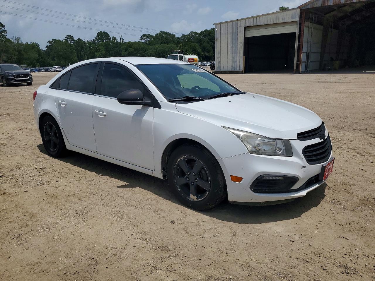 2015 Chevrolet Cruze Lt White vin: 1G1PC5SB7F7173847