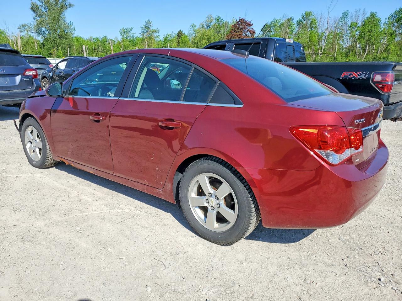 2015 Chevrolet Cruze Lt Red vin: 1G1PC5SB7F7177753