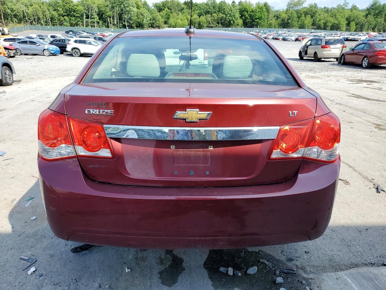 2015 Chevrolet Cruze Lt Maroon vin: 1G1PC5SB7F7183911