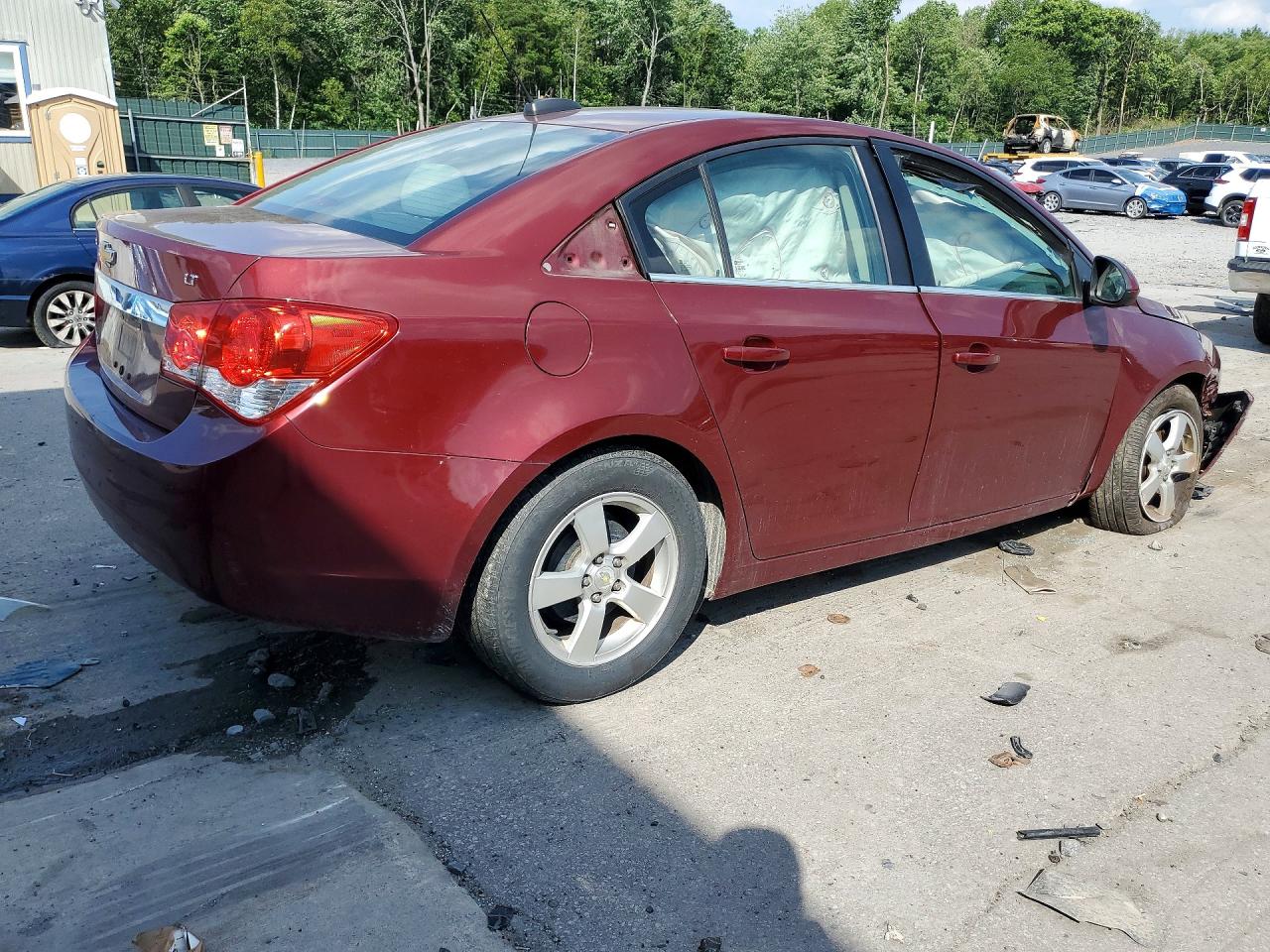 2015 Chevrolet Cruze Lt Maroon vin: 1G1PC5SB7F7183911