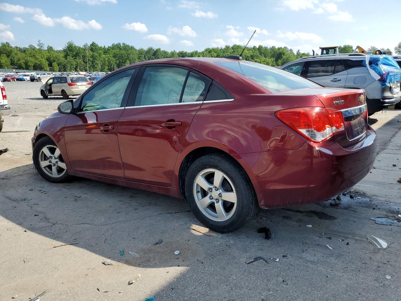 2015 Chevrolet Cruze Lt Maroon vin: 1G1PC5SB7F7183911