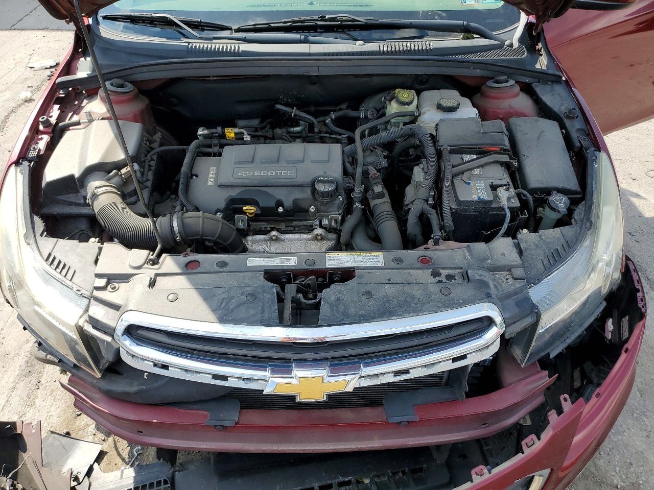 2015 Chevrolet Cruze Lt Maroon vin: 1G1PC5SB7F7183911