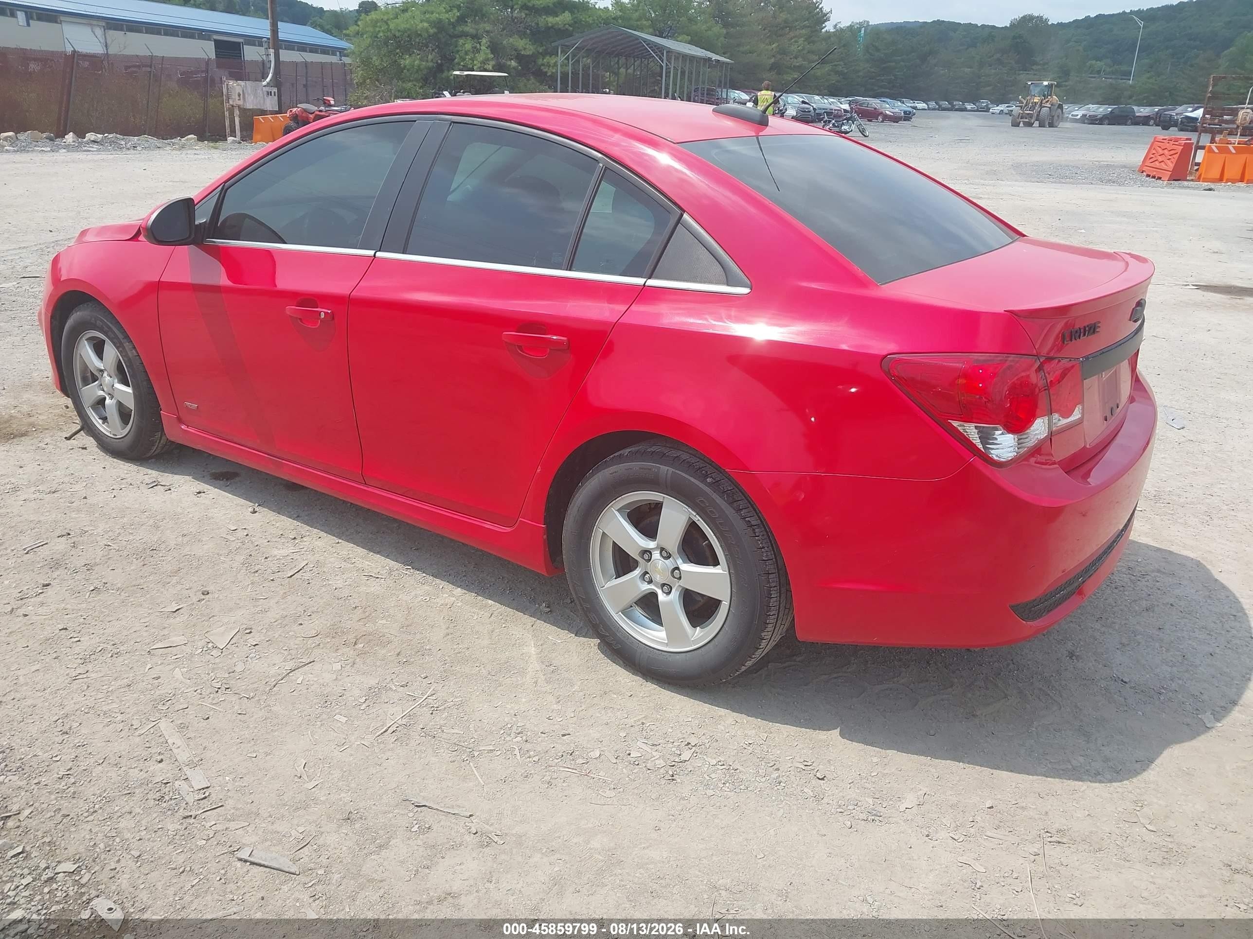 2015 Chevrolet Cruze 1lt Auto Red vin: 1G1PC5SB7F7187361