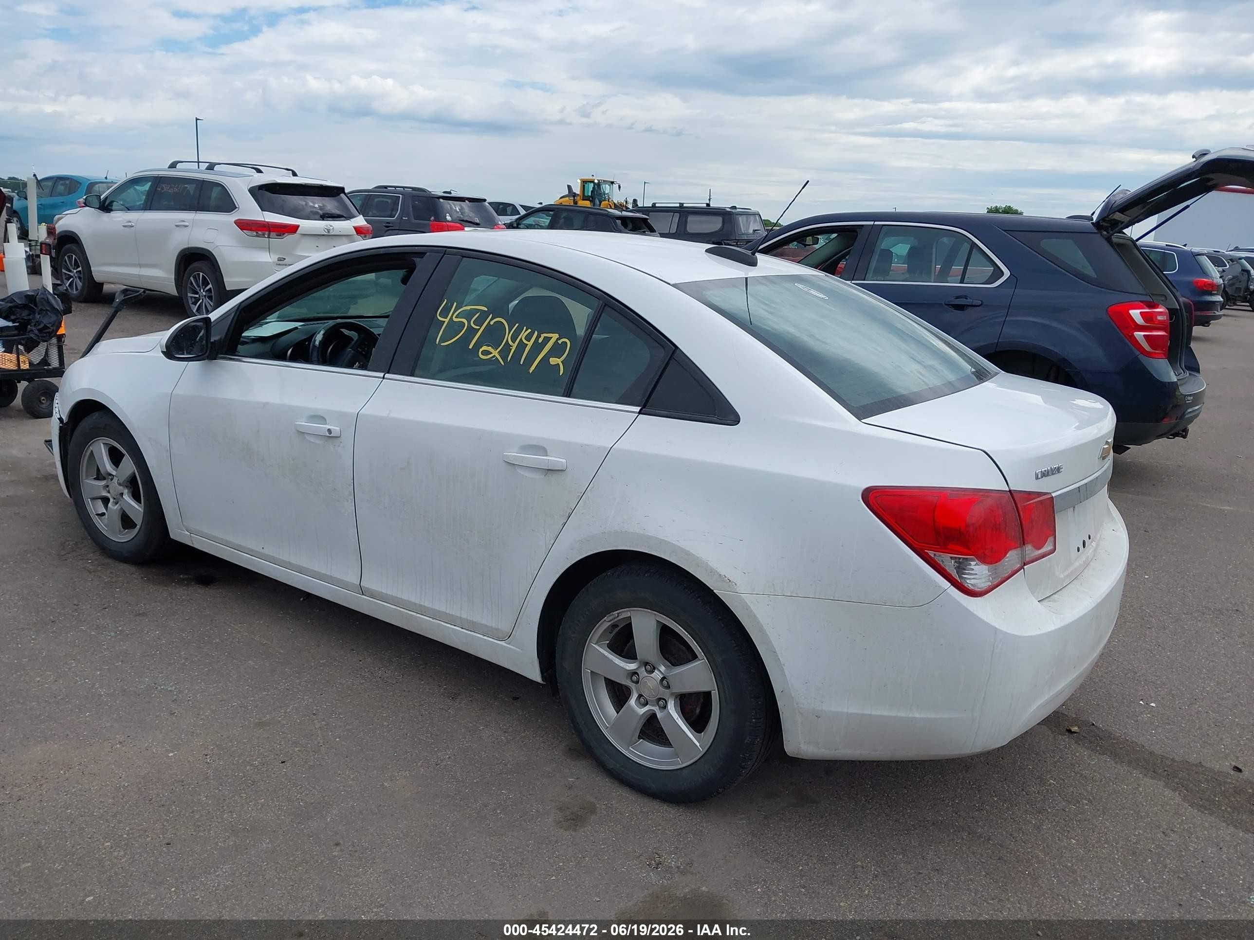 2015 Chevrolet Cruze 1lt Auto White vin: 1G1PC5SB7F7208094