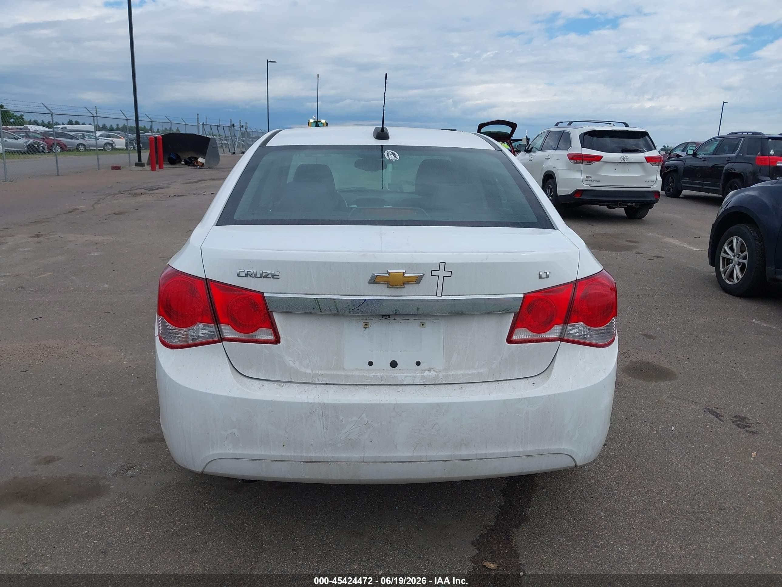 2015 Chevrolet Cruze 1lt Auto White vin: 1G1PC5SB7F7208094