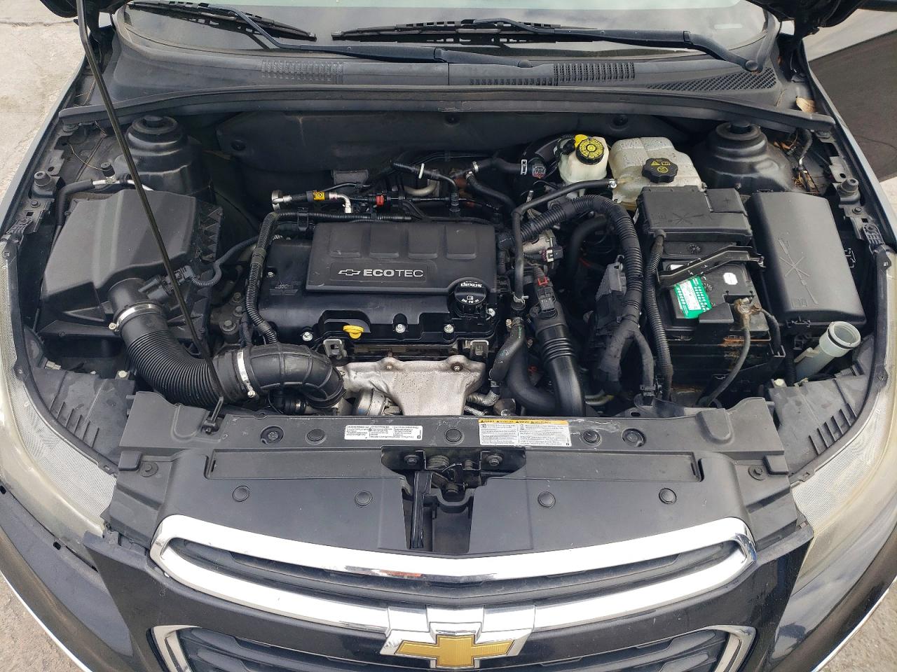 2015 Chevrolet Cruze Lt Black vin: 1G1PC5SB7F7214610