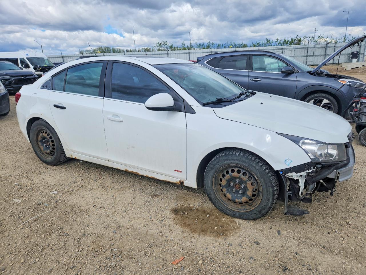 2015 Chevrolet Cruze Lt White vin: 1G1PC5SB7F7218933