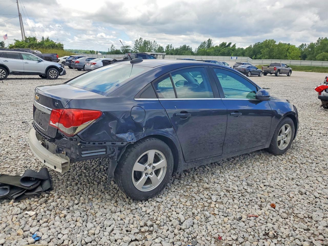 2015 Chevrolet Cruze Lt Blue vin: 1G1PC5SB7F7236798