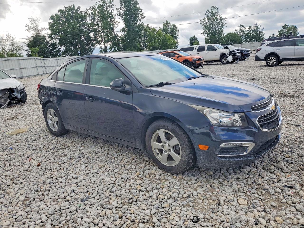 2015 Chevrolet Cruze Lt Blue vin: 1G1PC5SB7F7236798