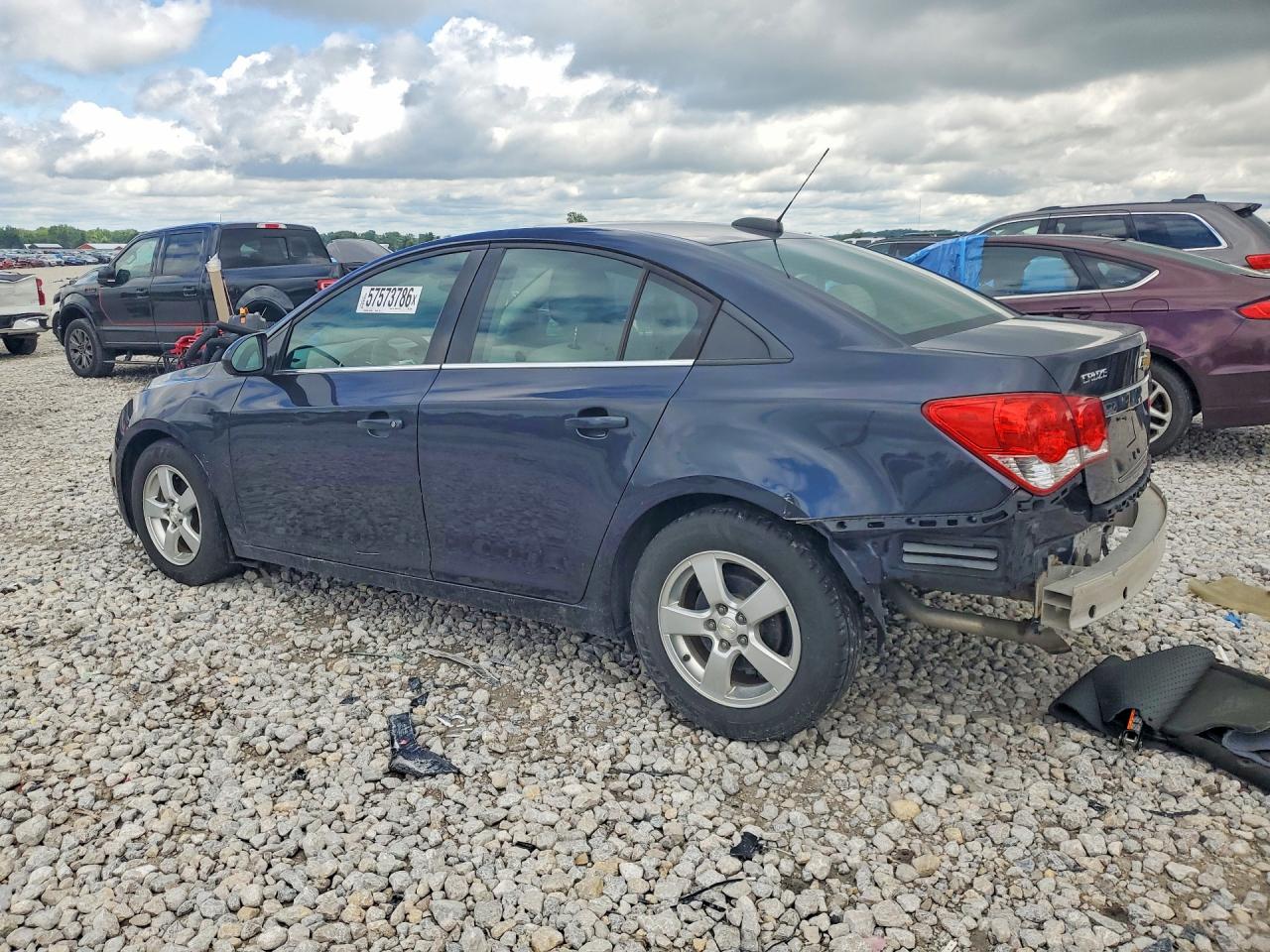 2015 Chevrolet Cruze Lt Blue vin: 1G1PC5SB7F7236798