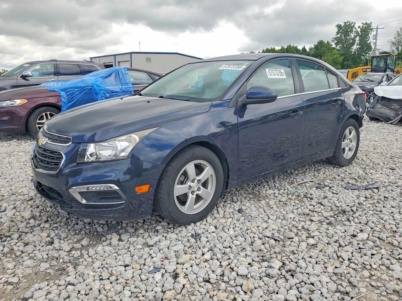 2015 Chevrolet Cruze Lt Синий vin: 1G1PC5SB7F7236798