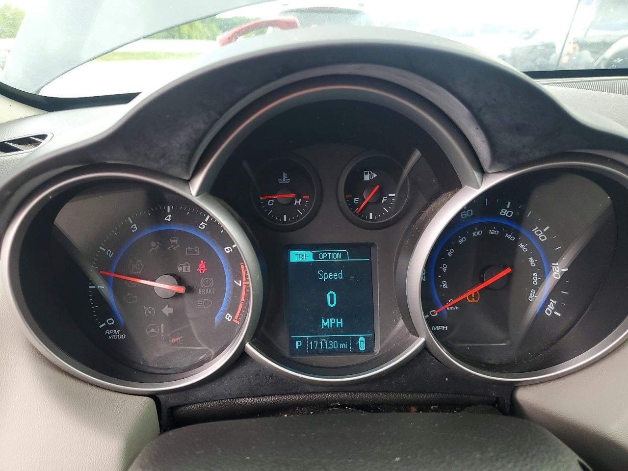 2015 Chevrolet Cruze Lt Blue vin: 1G1PC5SB7F7236798