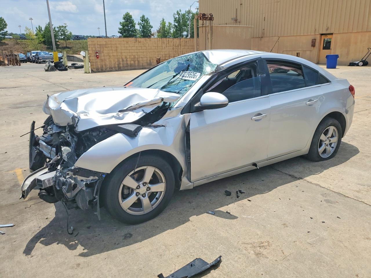 2015 Chevrolet Cruze Lt Silver vin: 1G1PC5SB7F7239135