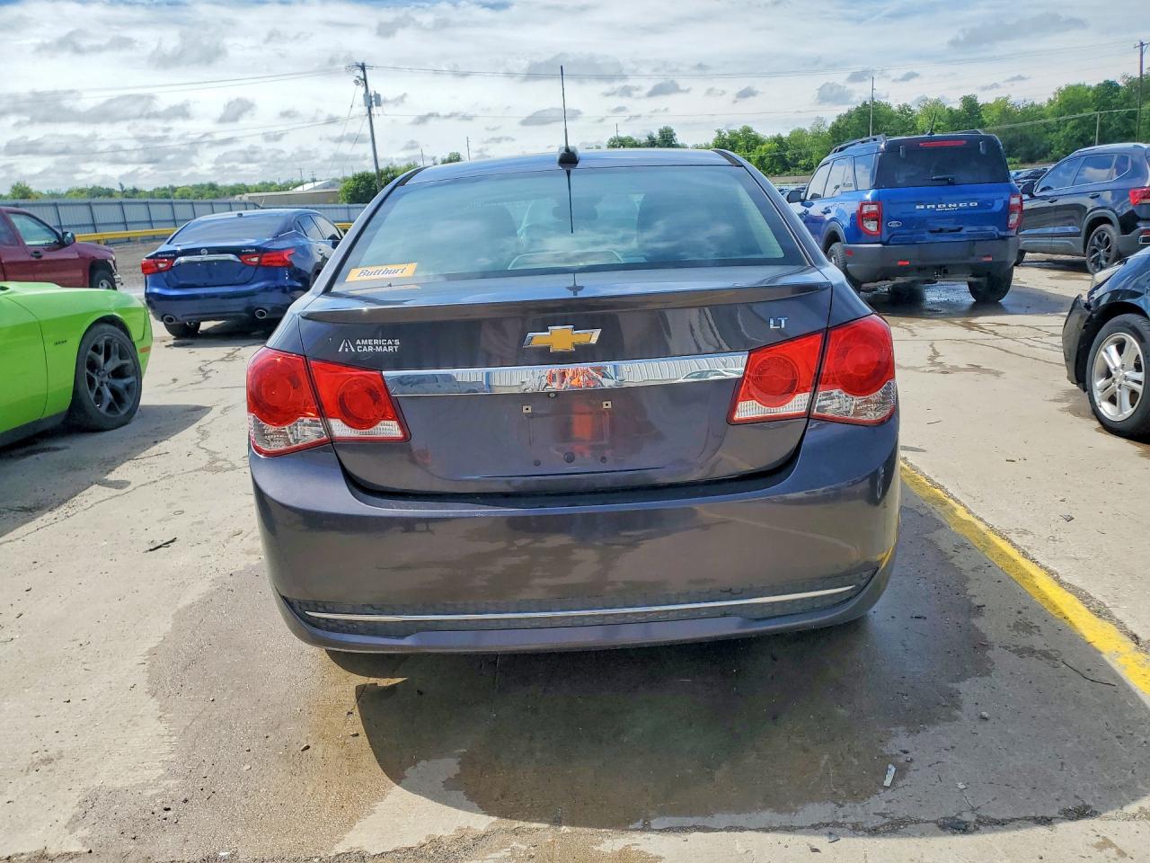2015 Chevrolet Cruze Lt Gray vin: 1G1PC5SB7F7257327