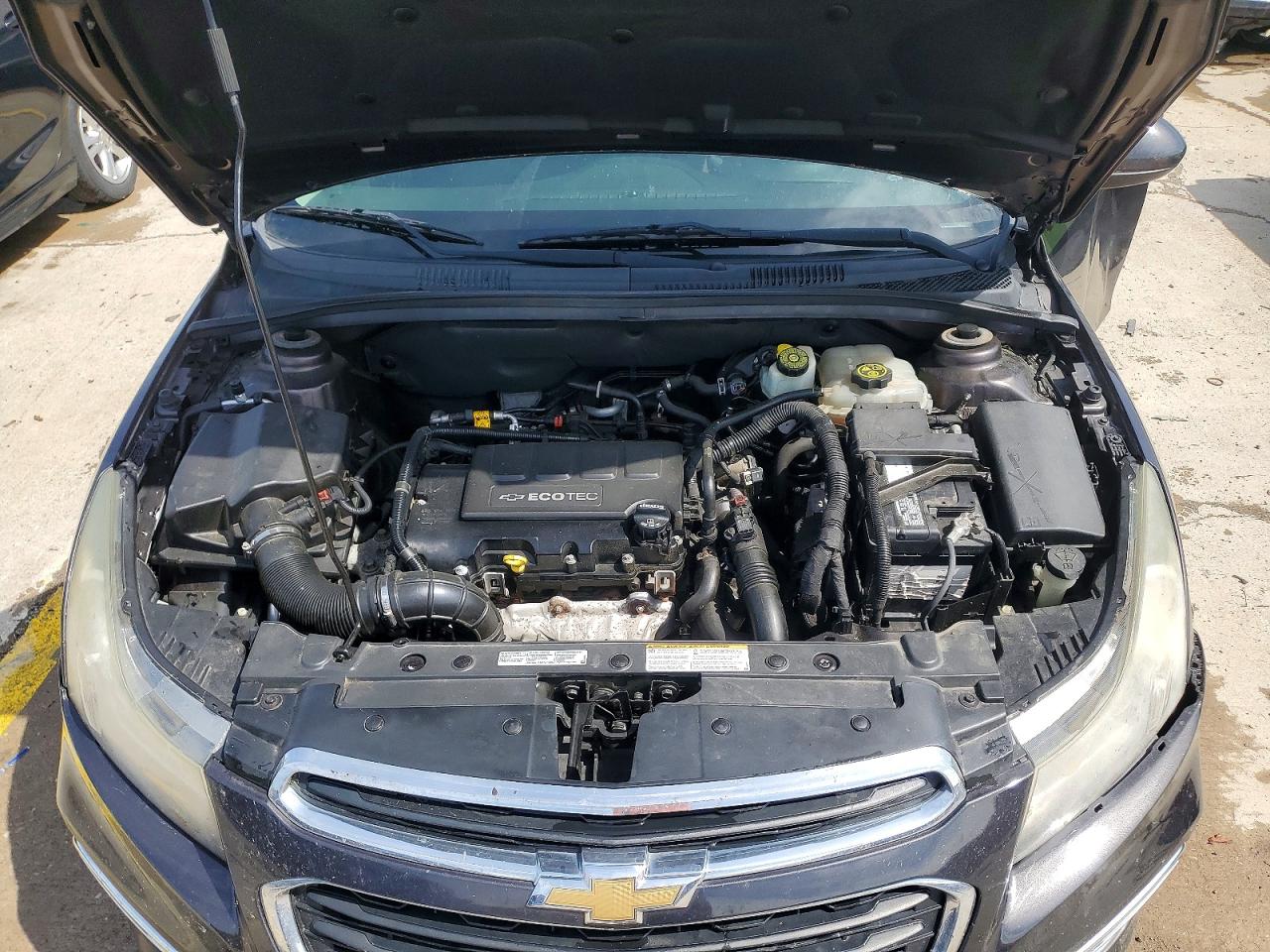 2015 Chevrolet Cruze Lt Gray vin: 1G1PC5SB7F7257327