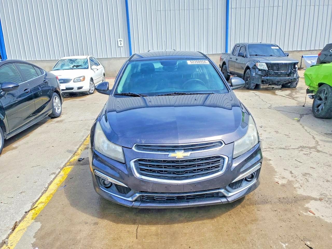 2015 Chevrolet Cruze Lt Gray vin: 1G1PC5SB7F7257327
