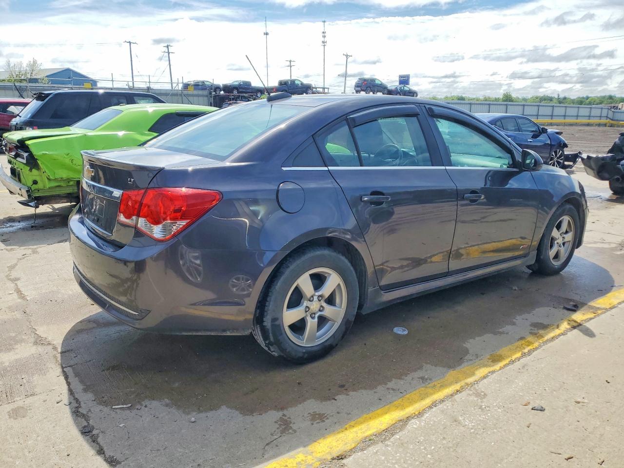 2015 Chevrolet Cruze Lt Gray vin: 1G1PC5SB7F7257327
