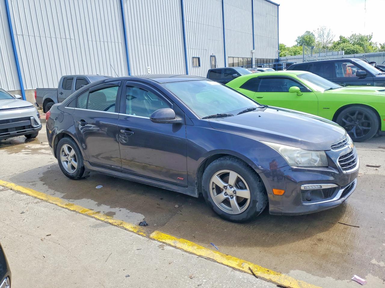 2015 Chevrolet Cruze Lt Gray vin: 1G1PC5SB7F7257327