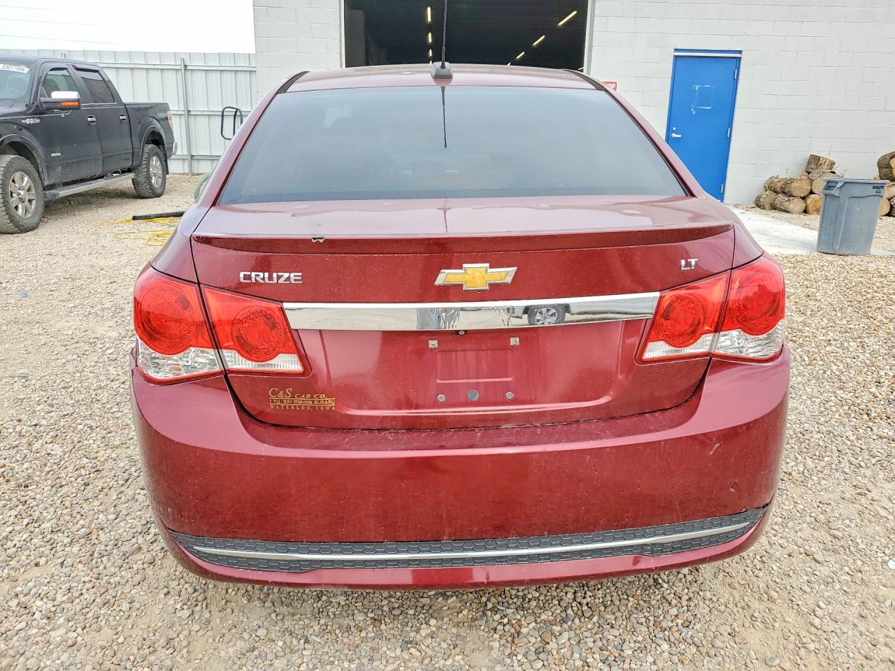 2015 Chevrolet Cruze Lt Burgundy vin: 1G1PC5SB7F7261863