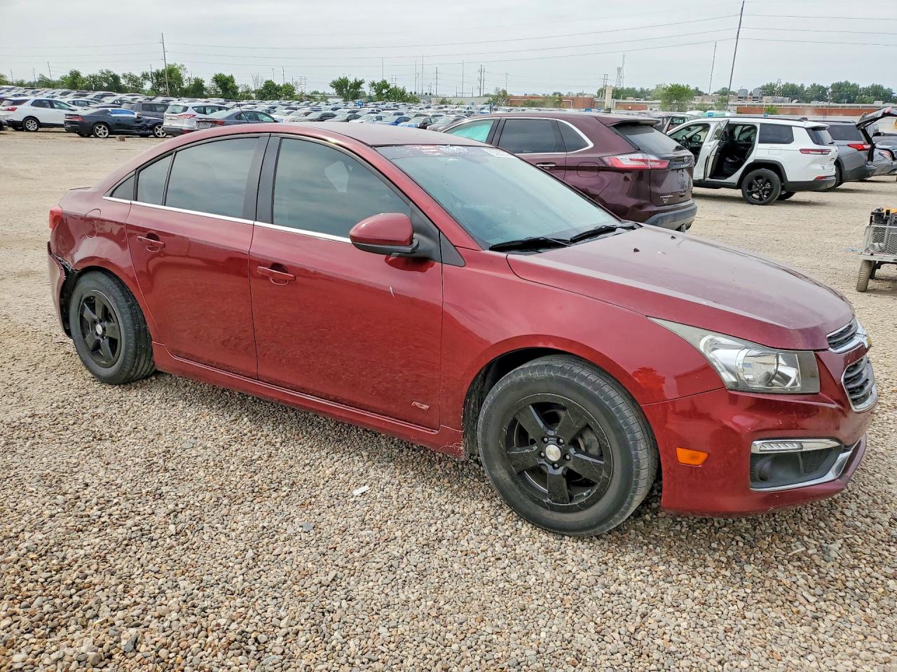 2015 Chevrolet Cruze Lt Burgundy vin: 1G1PC5SB7F7261863