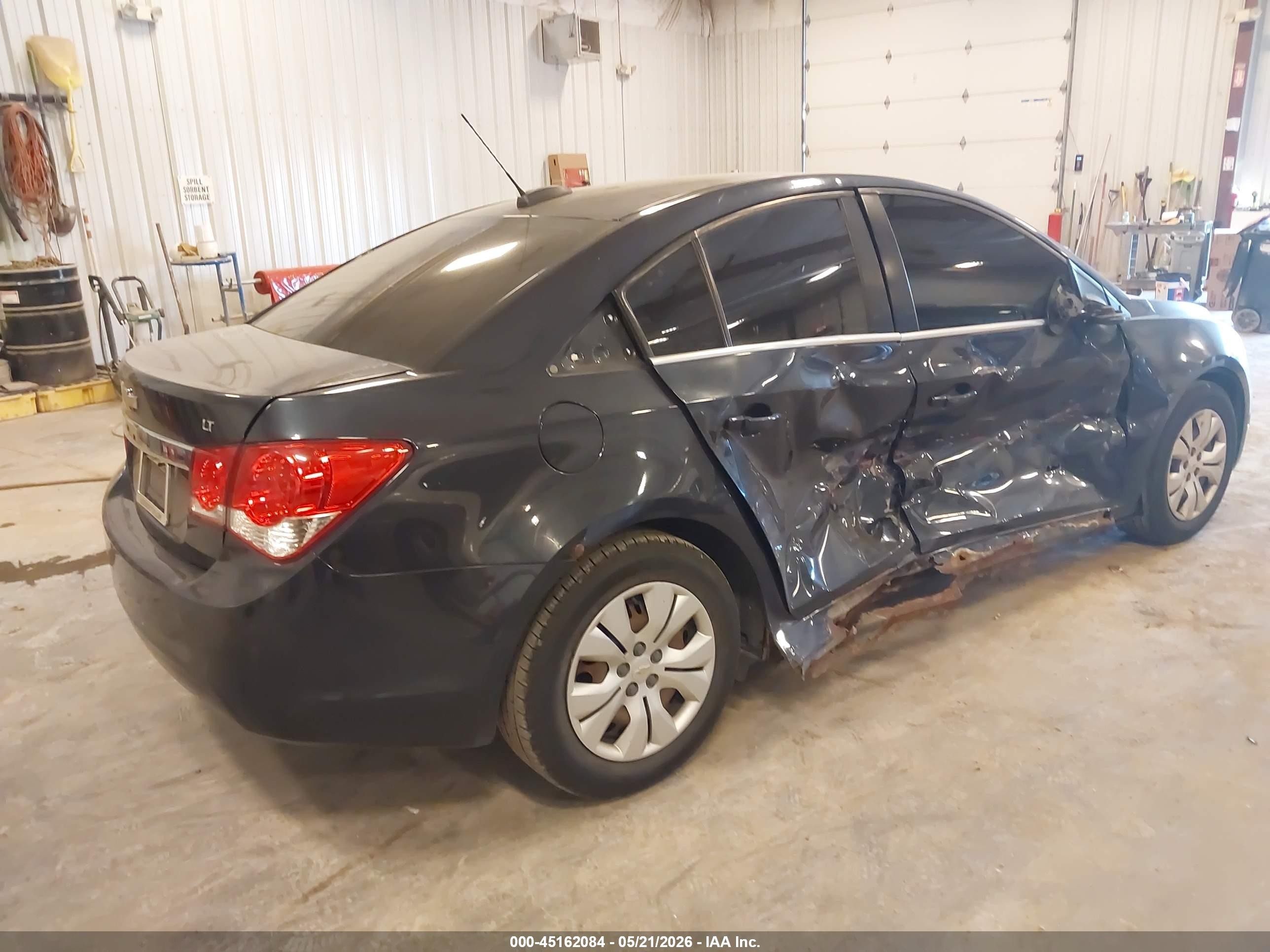 2015 Chevrolet Cruze 1lt Auto Gray vin: 1G1PC5SB7F7266366