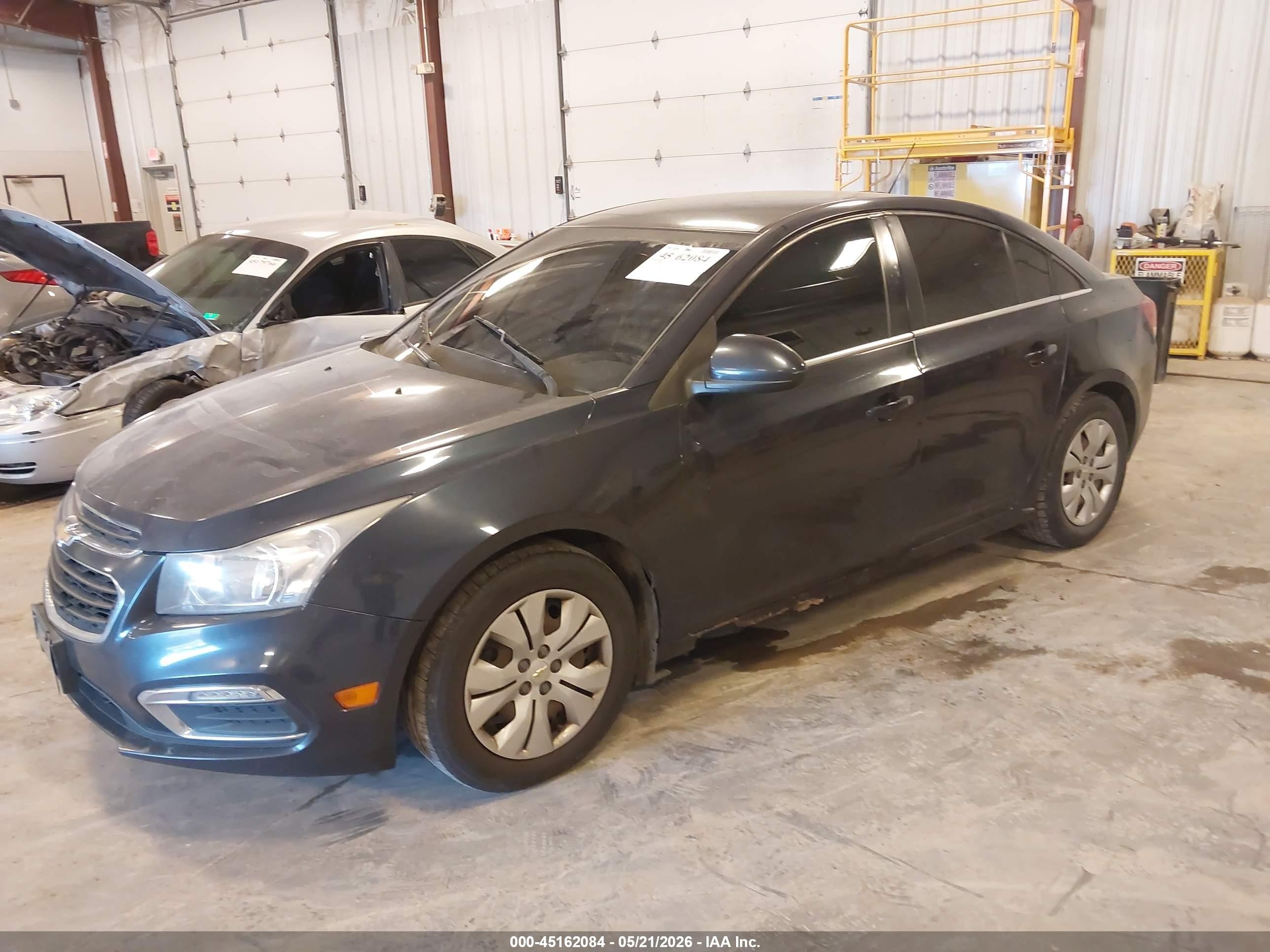 2015 Chevrolet Cruze 1lt Auto Gray vin: 1G1PC5SB7F7266366