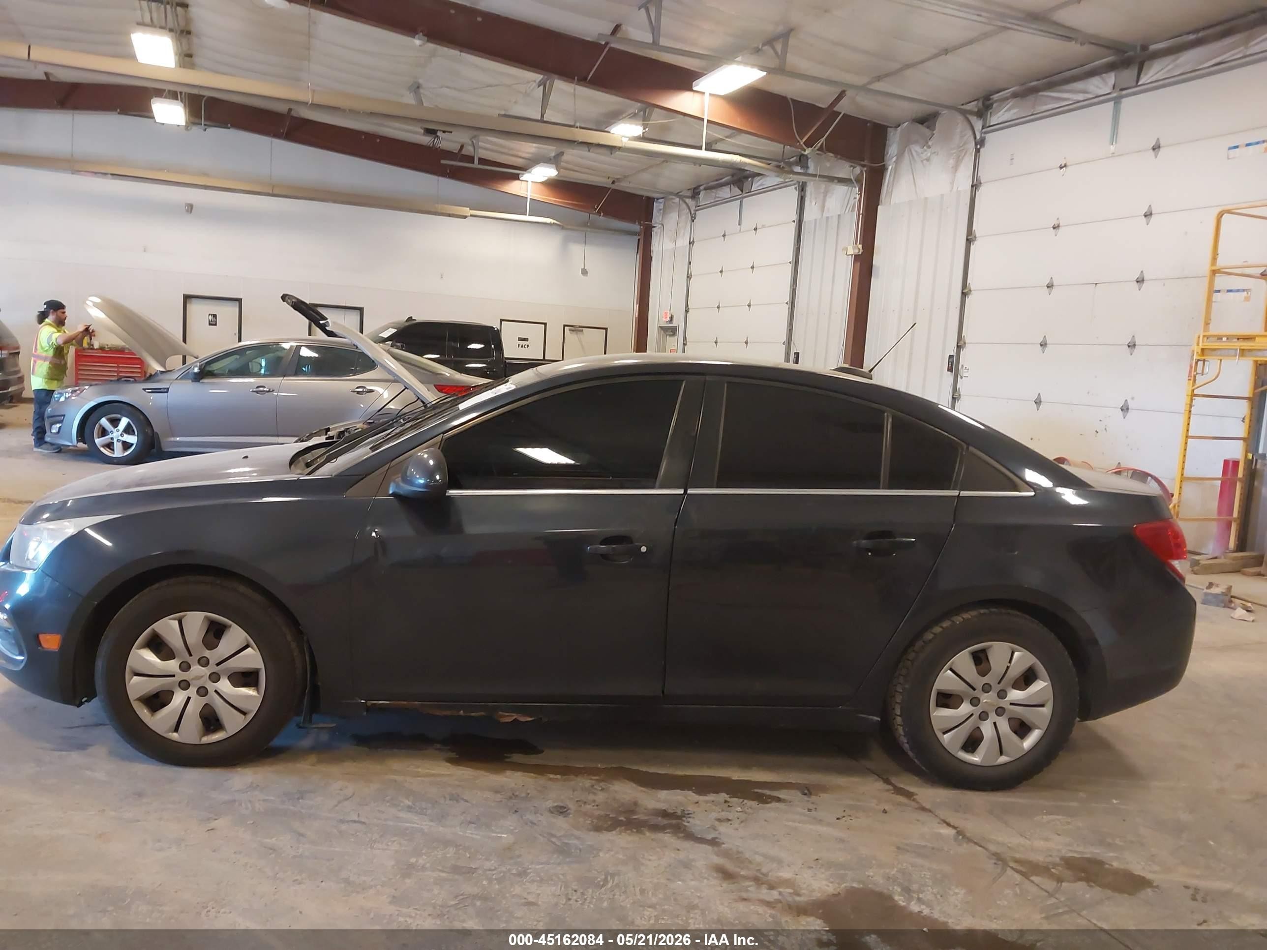 2015 Chevrolet Cruze 1lt Auto Gray vin: 1G1PC5SB7F7266366