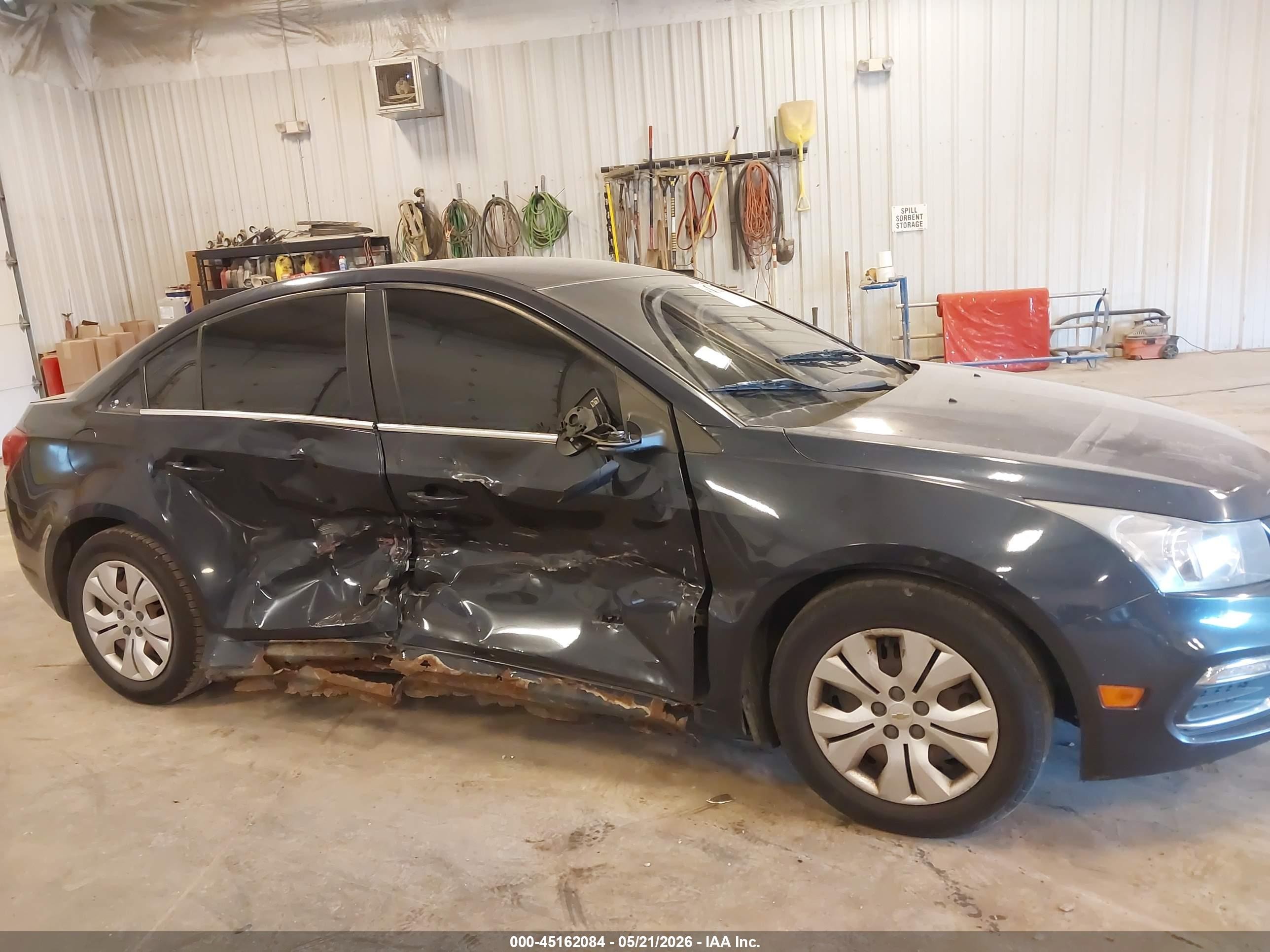 2015 Chevrolet Cruze 1lt Auto Gray vin: 1G1PC5SB7F7266366