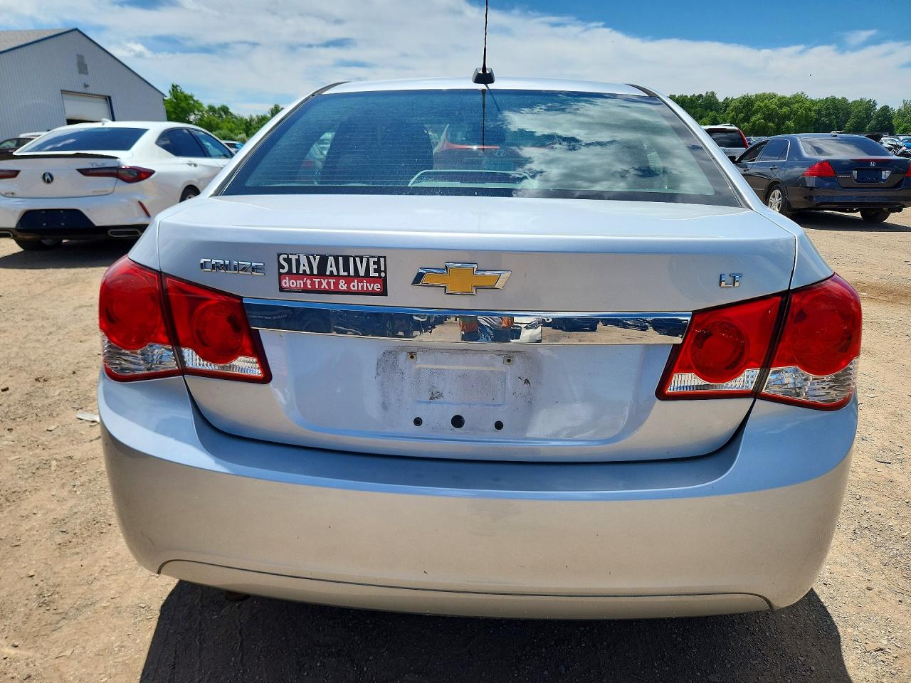 2015 Chevrolet Cruze Lt Silver vin: 1G1PC5SB7F7289761