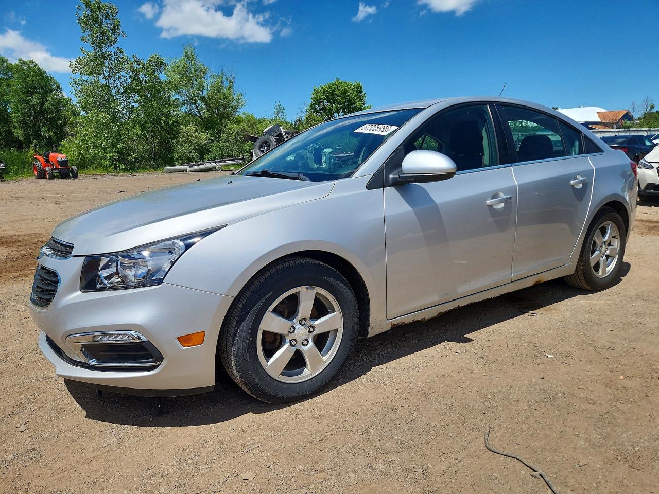 2015 Chevrolet Cruze Lt Silver vin: 1G1PC5SB7F7289761