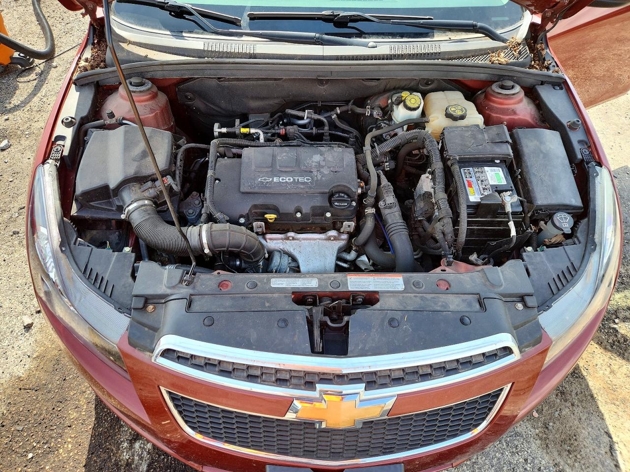 2013 Chevrolet Cruze Lt Burgundy vin: 1G1PC5SB8D7134150