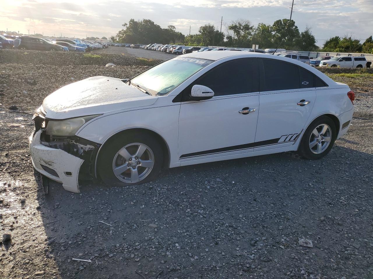 2013 Chevrolet Cruze Lt White vin: 1G1PC5SB8D7135136