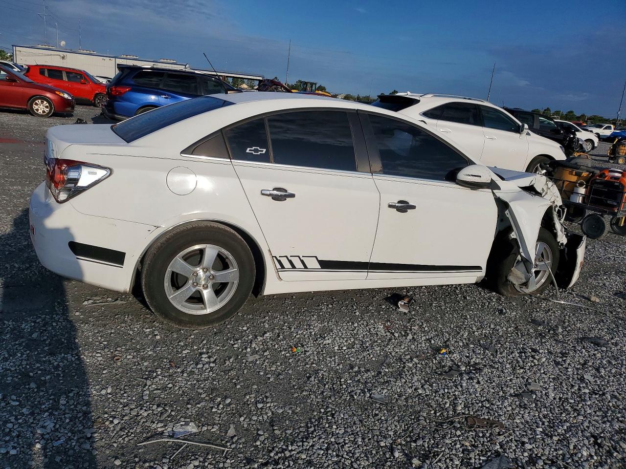 2013 Chevrolet Cruze Lt White vin: 1G1PC5SB8D7135136