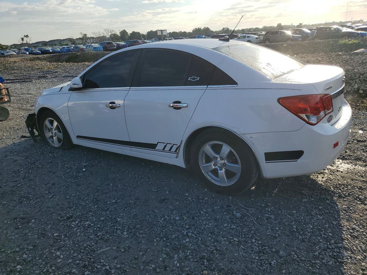 2013 Chevrolet Cruze Lt White vin: 1G1PC5SB8D7135136