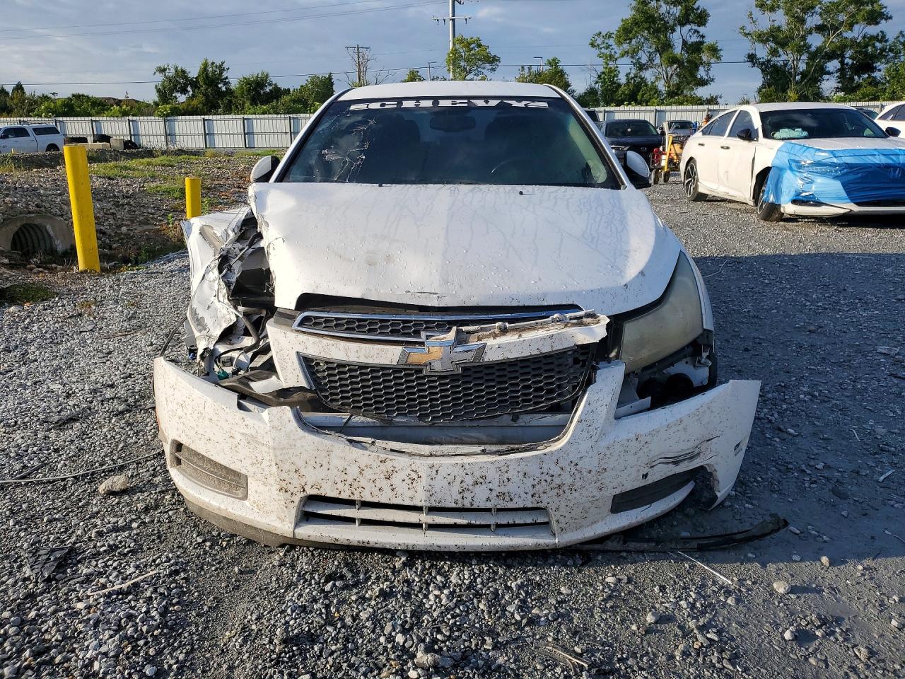 2013 Chevrolet Cruze Lt White vin: 1G1PC5SB8D7135136