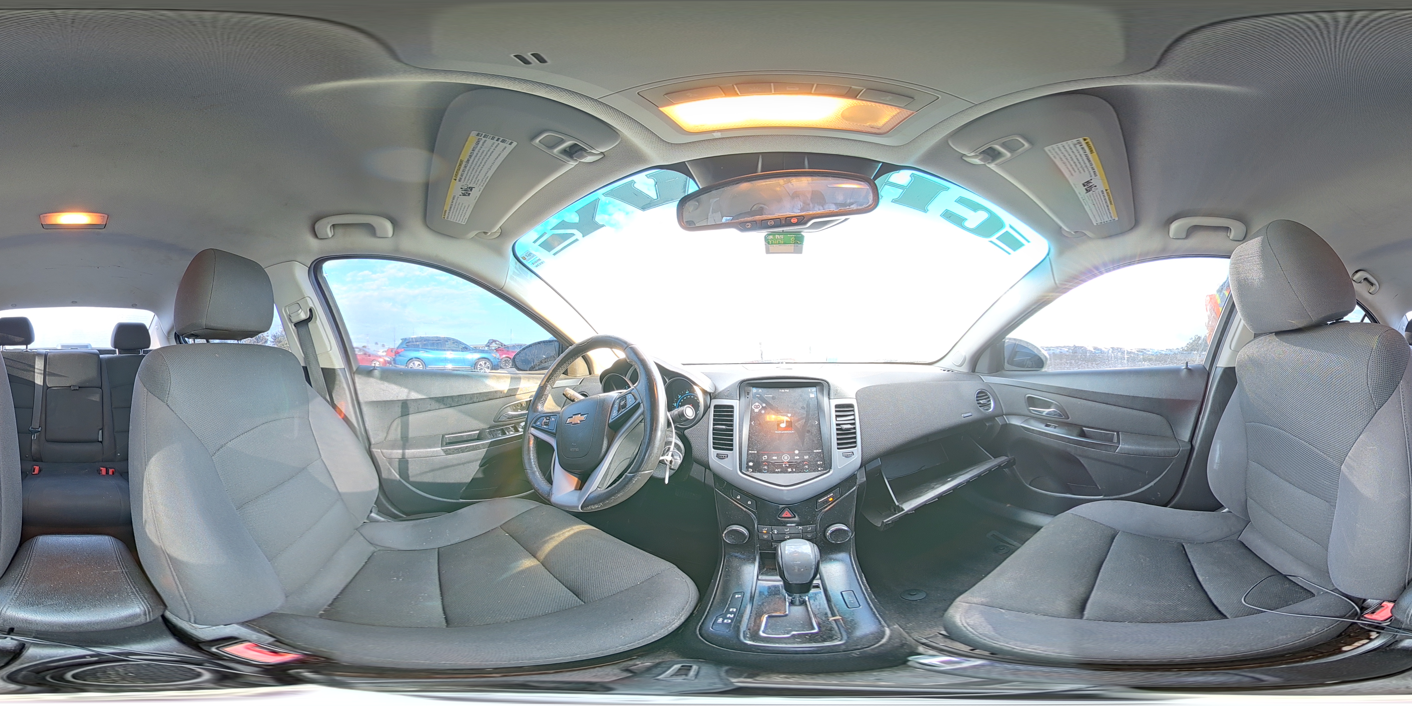 2013 Chevrolet Cruze Lt White vin: 1G1PC5SB8D7135136