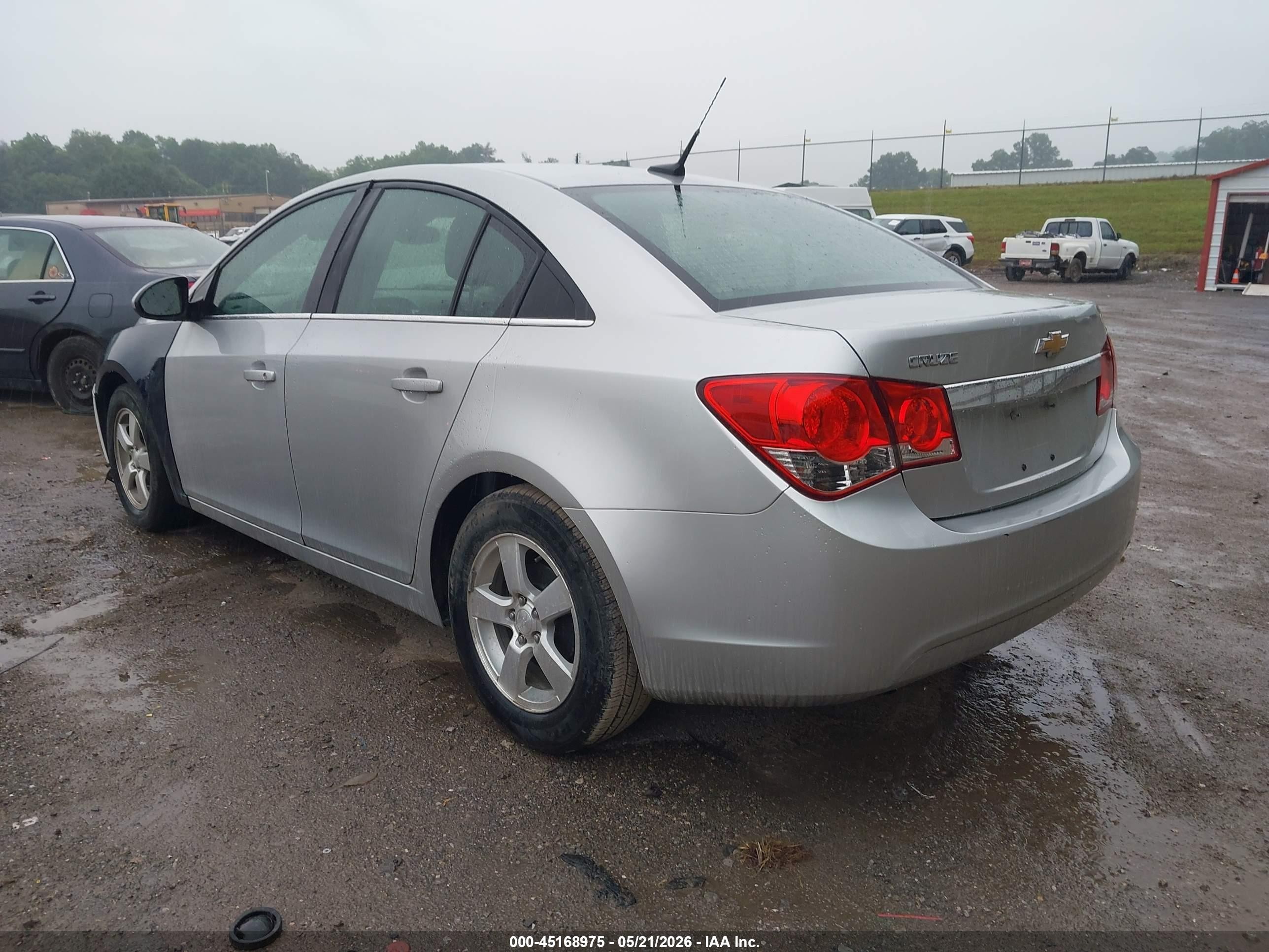 2013 Chevrolet Cruze 1lt Auto Silver vin: 1G1PC5SB8D7145570