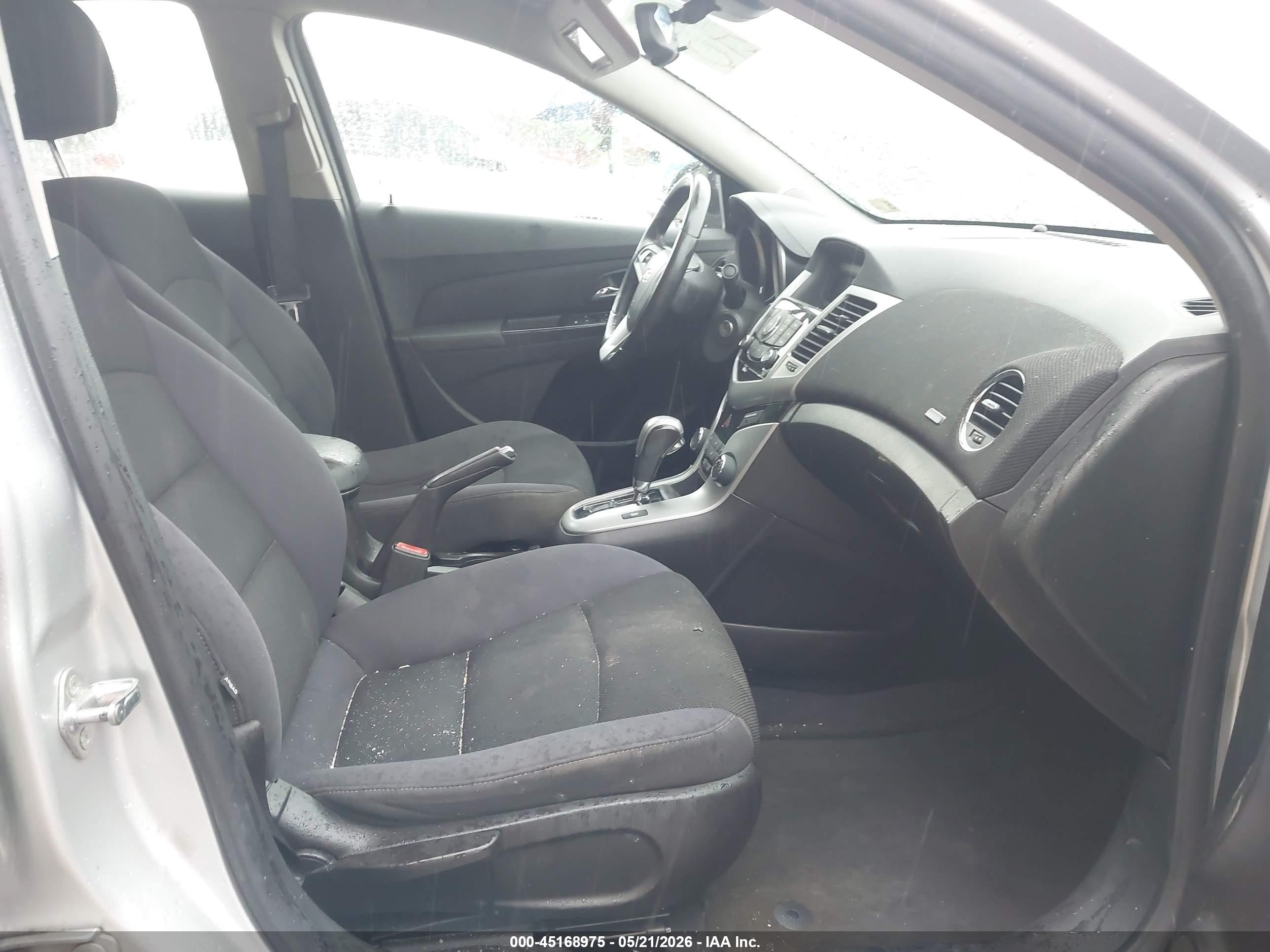 2013 Chevrolet Cruze 1lt Auto Silver vin: 1G1PC5SB8D7145570