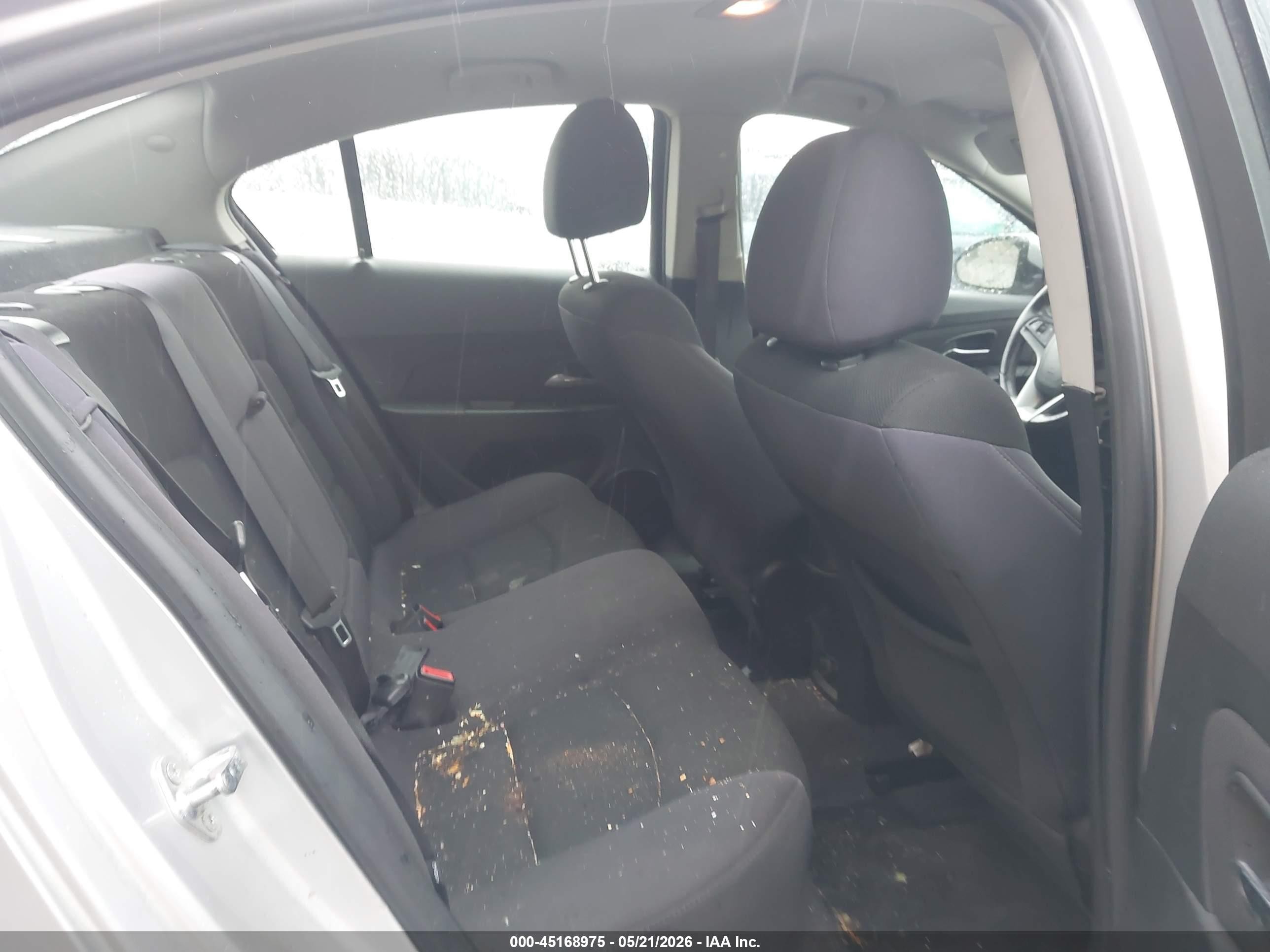 2013 Chevrolet Cruze 1lt Auto Silver vin: 1G1PC5SB8D7145570