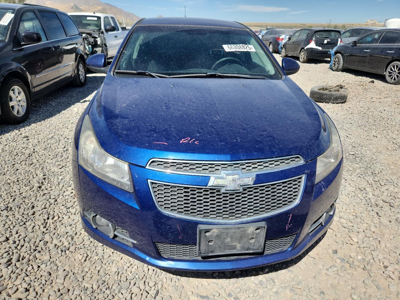 2013 Chevrolet Cruze Blue vin: 1G1PC5SB8D7147979