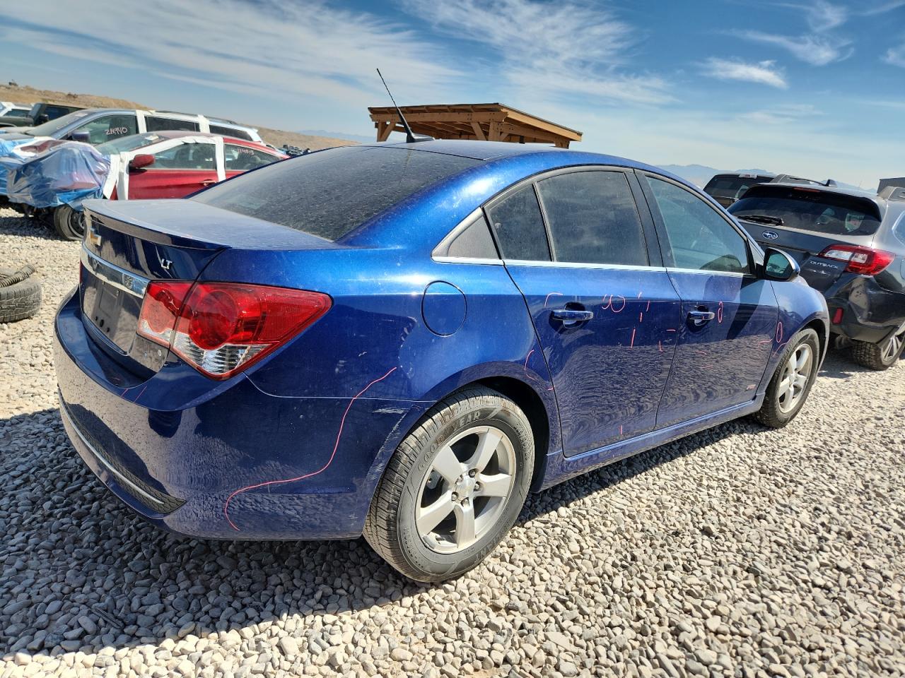 2013 Chevrolet Cruze Blue vin: 1G1PC5SB8D7147979