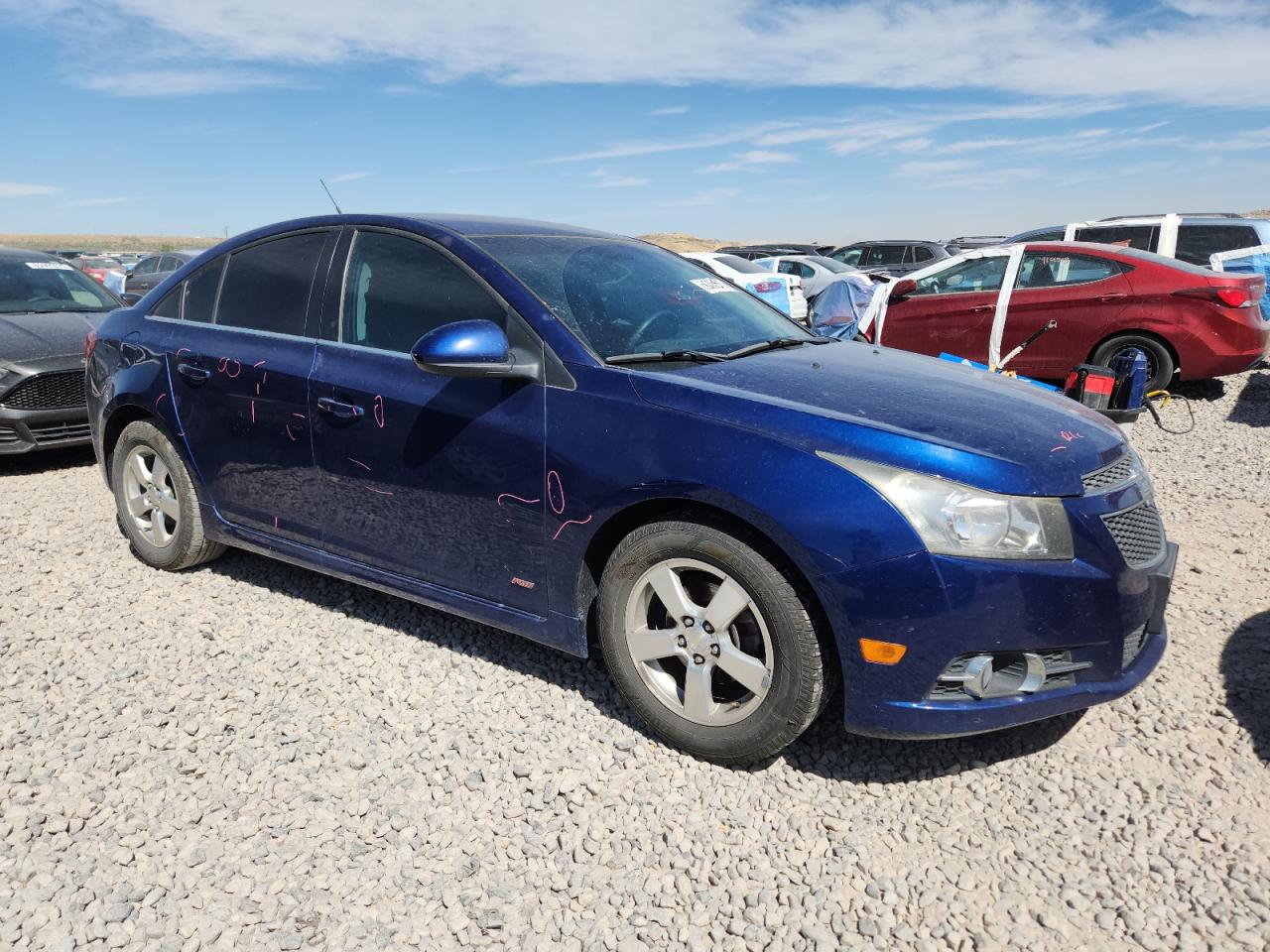 2013 Chevrolet Cruze Blue vin: 1G1PC5SB8D7147979