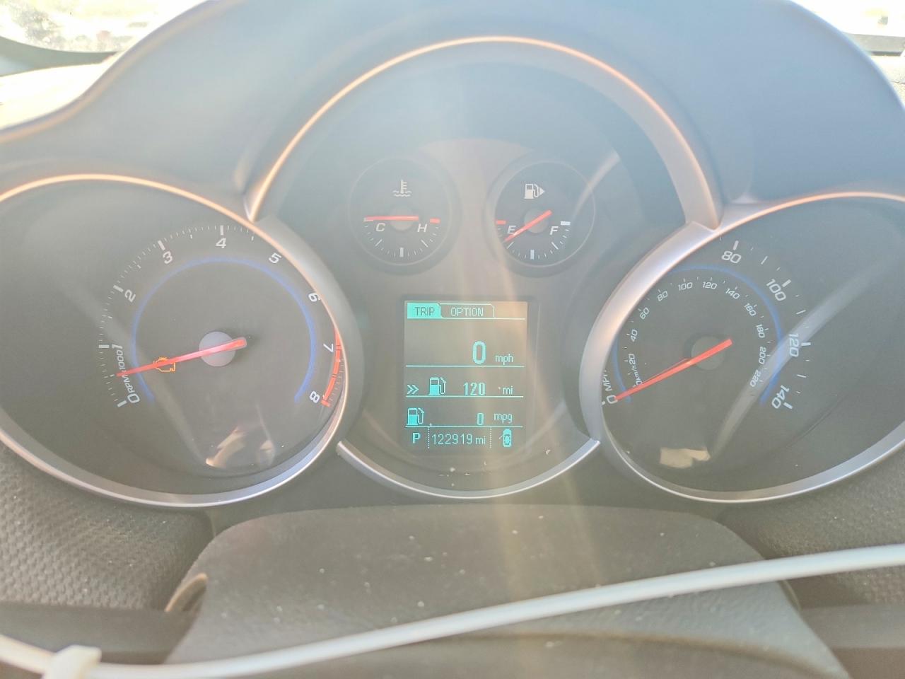 2013 Chevrolet Cruze Lt Red vin: 1G1PC5SB8D7152499
