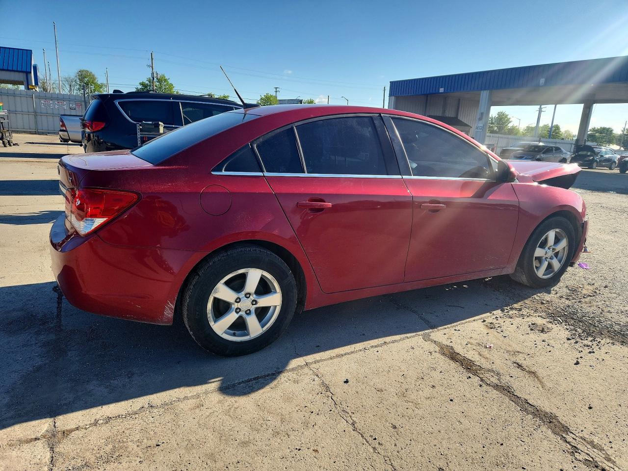 2013 Chevrolet Cruze Lt Red vin: 1G1PC5SB8D7152499