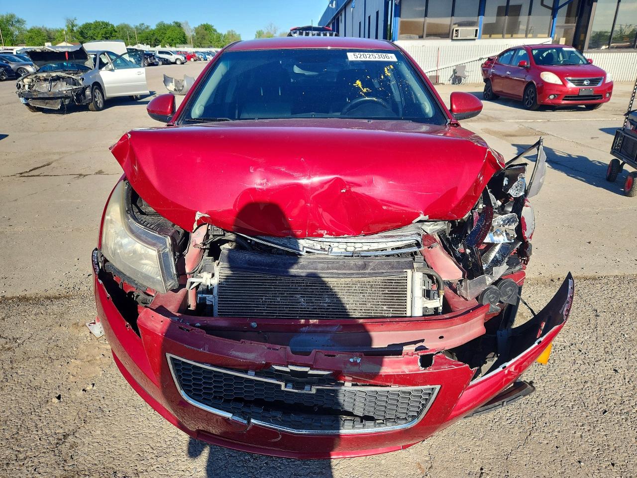 2013 Chevrolet Cruze Lt Red vin: 1G1PC5SB8D7152499