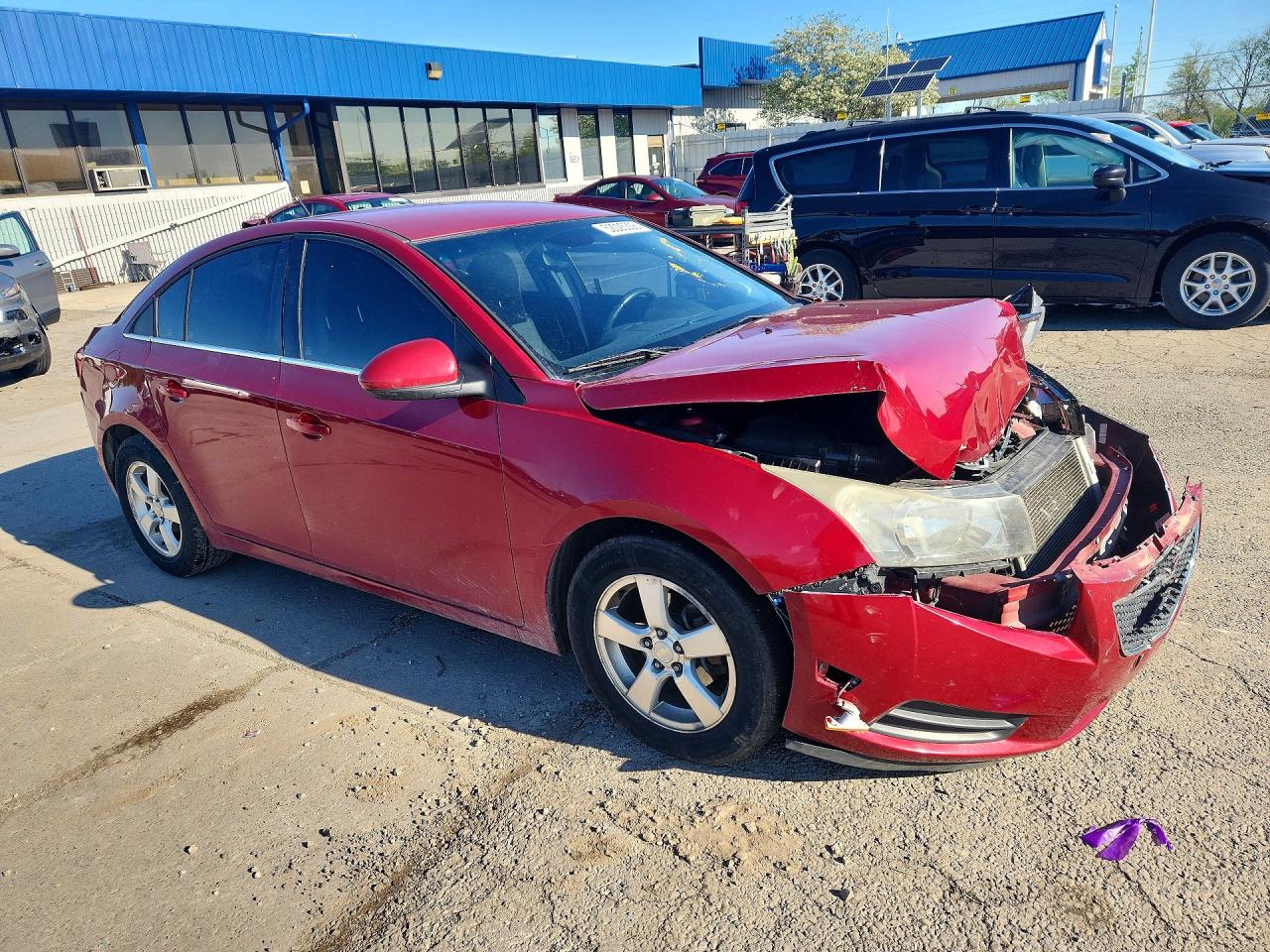 2013 Chevrolet Cruze Lt Red vin: 1G1PC5SB8D7152499