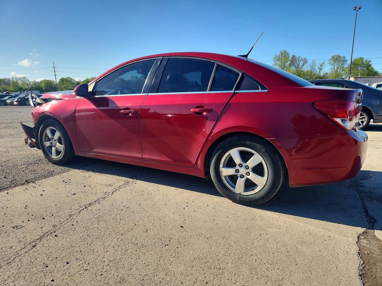2013 Chevrolet Cruze Lt Red vin: 1G1PC5SB8D7152499