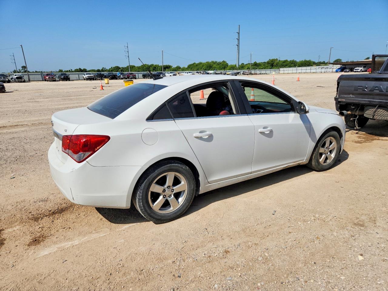 2013 Chevrolet Cruze Lt White vin: 1G1PC5SB8D7159906