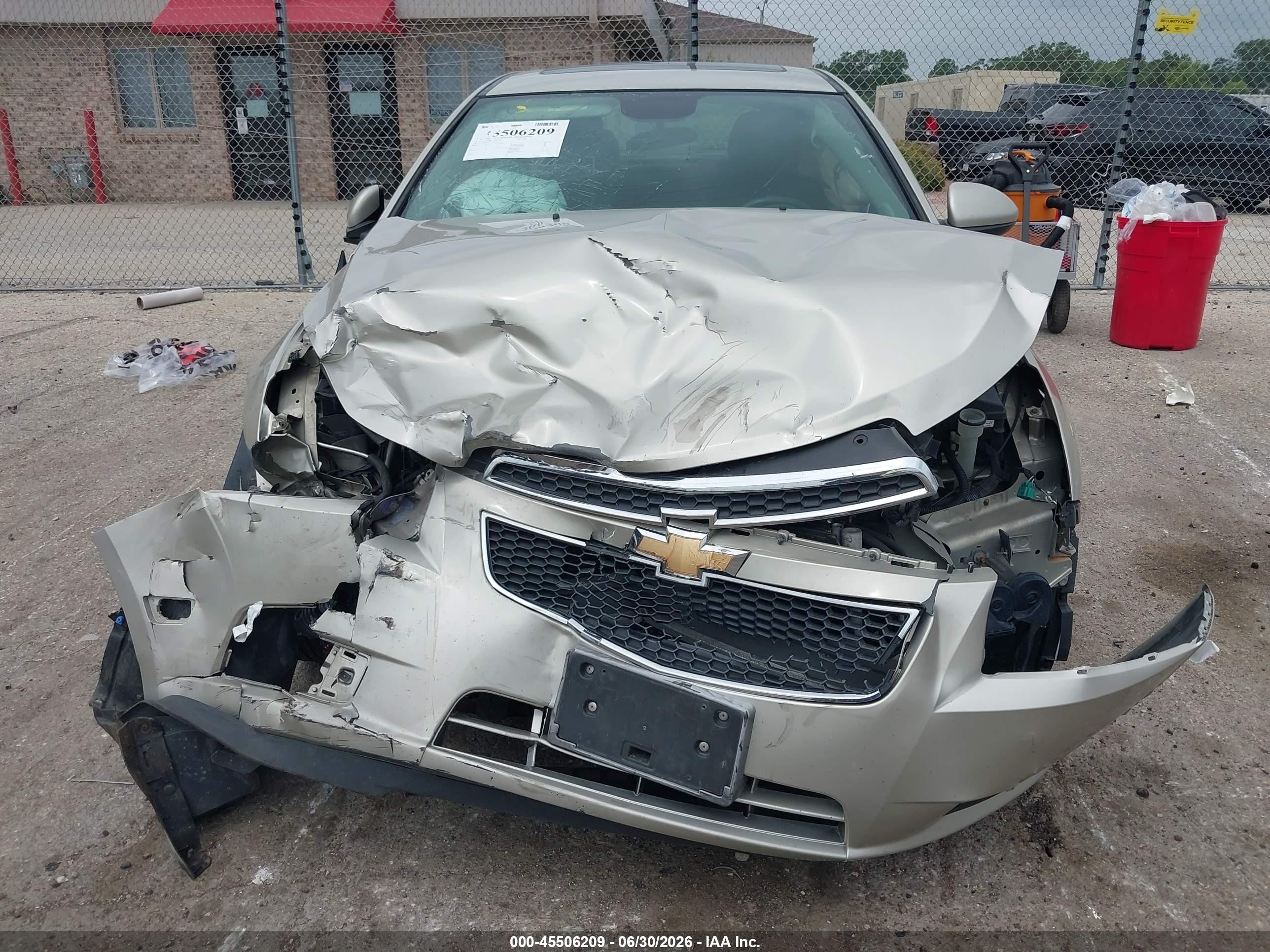 2013 Chevrolet Cruze 1lt Auto Gold vin: 1G1PC5SB8D7186121